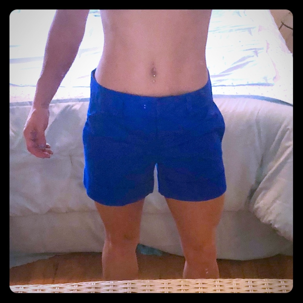 Express royal blue shorts size 0